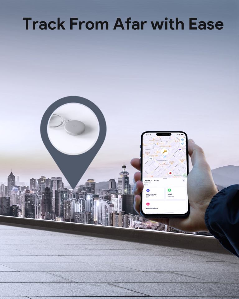aukey track mate 1 smart bluetooth tracker (tm 10) aukey track mate 1 smart bluetooth tracker (tm 10)
