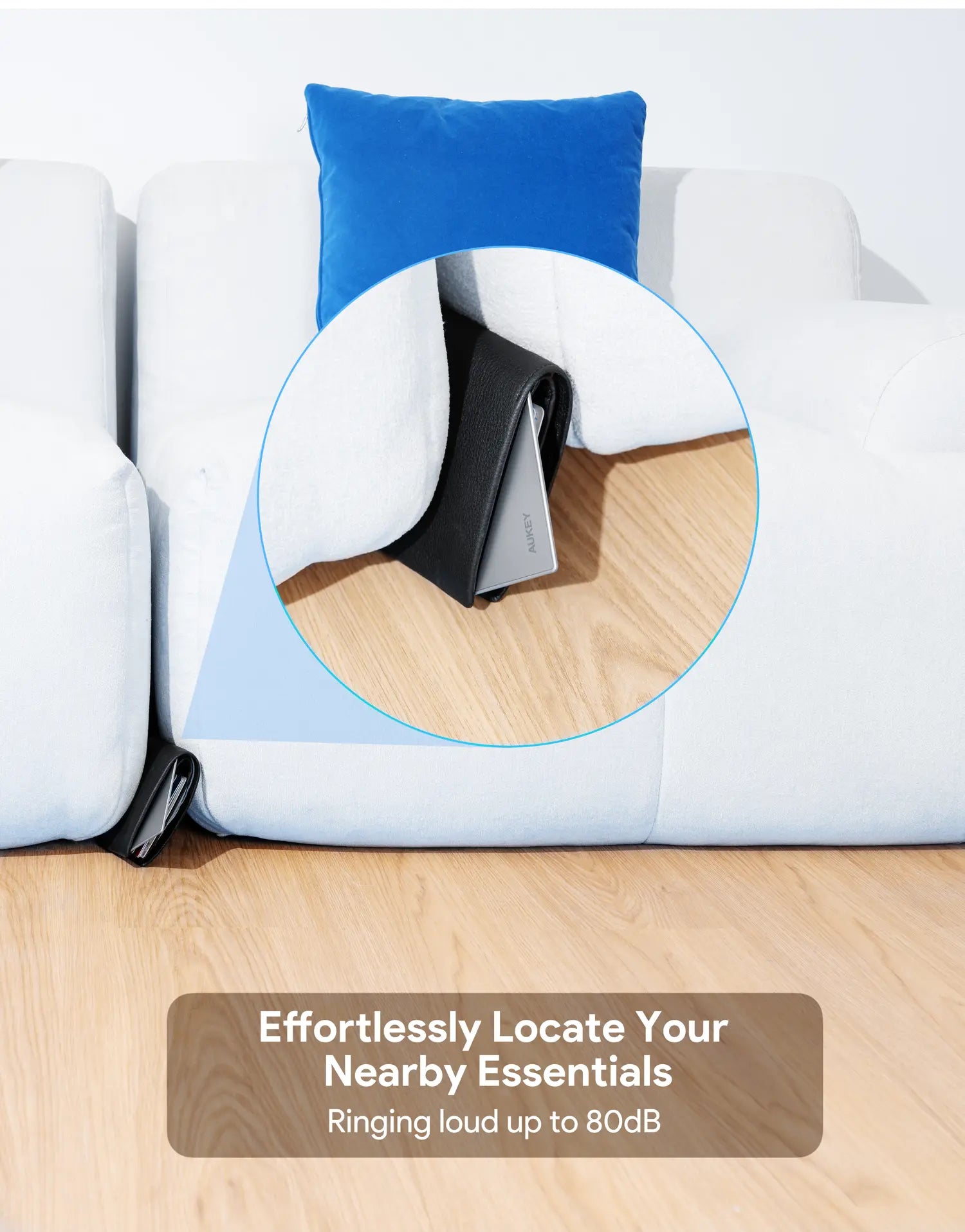 aukey track mate 3 smart bluetooth tracker (tm 21)