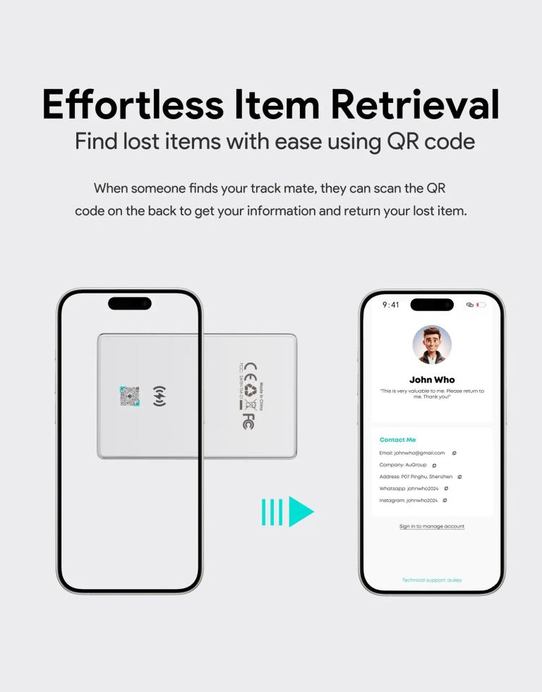 aukey track mate 3 smart bluetooth tracker (tm 21) aukey track mate 3 smart bluetooth tracker (tm 21)