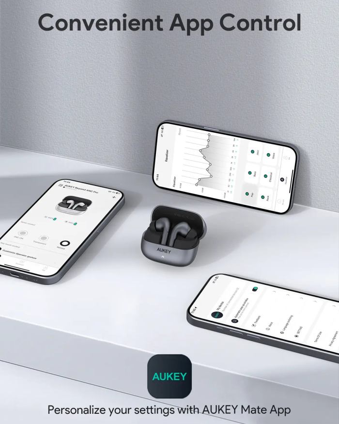 aukey true wireless earbuds with hybrid anc beyond anc pro (ep b1) aukey true wireless earbuds with hybrid anc beyond anc pro (ep b1)
