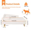 small raised pet sofa 70x40x39cm waterproof portable dog bed small raised pet sofa 70x40x39cm waterproof portable dog bed