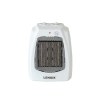 White Lenoxx electric heater with controls.