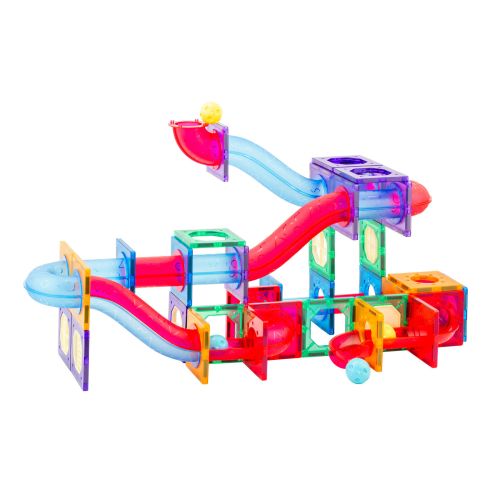 v196 lzw 807 202506101435 00.jpg Colourful magnetic marble run toy set.