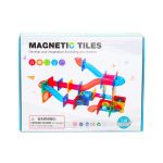 118 pcs non toxic stem educational, durable magnetic tiles/puzzle with storage bag Magnetic tiles construction set for creative play.
