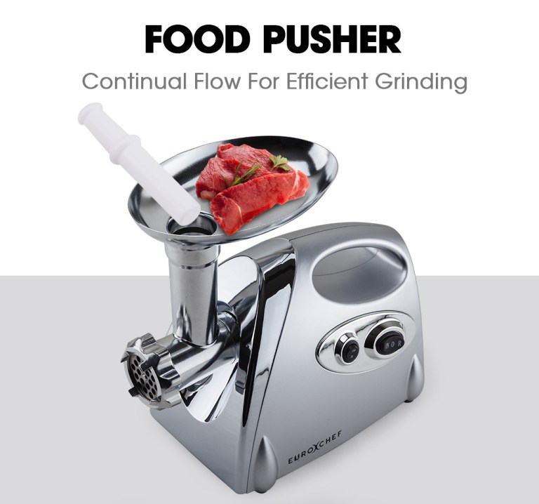 eurochef electric meat grinder, stainless steel mincer sausage filler kibbe maker, silver eurochef electric meat grinder, stainless steel mincer sausage filler kibbe maker, silver
