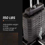 PROFLEX M8000 Multi-Station Home Gym with 98lbs Weights