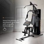 PROFLEX M8000 Multi-Station Home Gym with 98lbs Weights