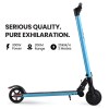 alpha peak electric scooter 300w power up to 25km/h adult teens e scooter easy fold, blue Blue electric scooter with specifications and features.