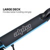 alpha peak electric scooter 300w power up to 25km/h adult teens e scooter easy fold, blue Electric scooter large deck for better handling
