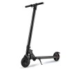 v219 trnescala3ka 74414 00.jpg Black electric scooter with stand on white background.