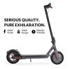 alpha urban 8 electric scooter, suspension, 25km range, 8.5 inch wheels, brushless motor, motorised commuter escooter for adults, grey Electric scooter with 350W power, 25KM range.