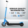 rovo kids electric scooter lithium ride on foldable e scooter 125w rechargeable, blue Blue scooter with lithium power and 20km range.