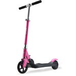v219 trnescrvm2pa 74426 00.jpg Pink and black kick scooter, studio shot.