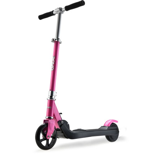 v219 trnescrvm2pa 74426 00.jpg Pink and black kick scooter, studio shot.