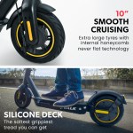valk synergy 7 mkii 500w electric scooter 15ah 37v battery foldable e scooter adult ride on Electric scooter with honeycomb tyres and silicone deck.
