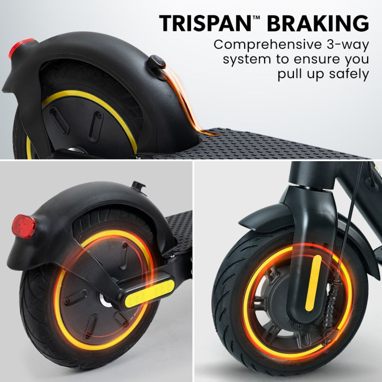 valk synergy 7 mkii 500w electric scooter 15ah 37v battery foldable e scooter adult ride on Electric scooter with Trispan braking system detail