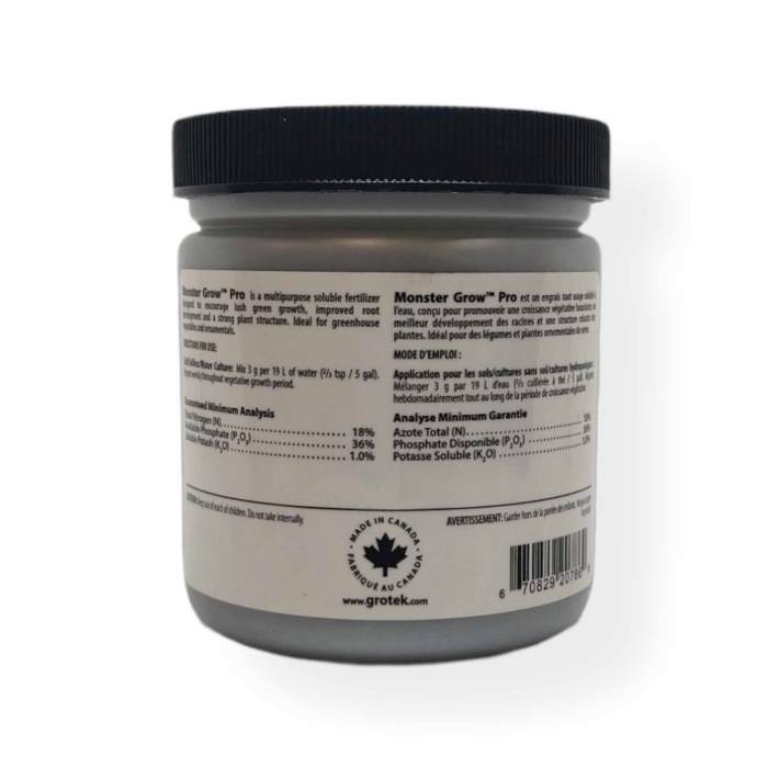 Grotek Monster Grow Pro Hydroponic Fertiliser 130g