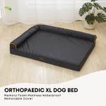 orthopaedic dog bed xl grey memory foam mattress waterproof removable cover orthopaedic dog bed xl grey memory foam mattress waterproof removable cover
