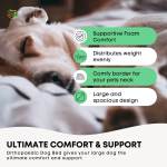 orthopaedic dog bed xl grey memory foam mattress waterproof removable cover orthopaedic dog bed xl grey memory foam mattress waterproof removable cover