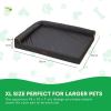 orthopaedic dog bed xl grey memory foam mattress waterproof removable cover orthopaedic dog bed xl grey memory foam mattress waterproof removable cover