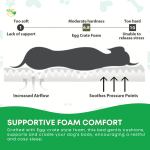 orthopaedic dog bed xl grey memory foam mattress waterproof removable cover orthopaedic dog bed xl grey memory foam mattress waterproof removable cover