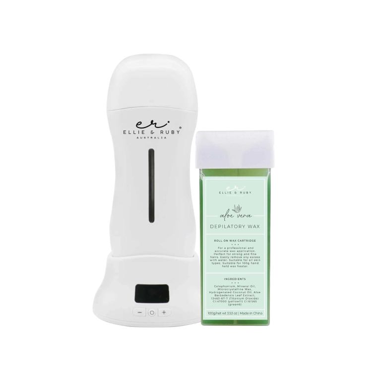 v238 supdz 41080419680336 202507211010 00.jpg Wax heater and aloe vera depilatory wax kit.