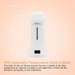 ellie & ruby 100ml digital wax warmer + 100ml aloe vera cartridge pack Ellie & Ruby wax heater with automatic temperature control.