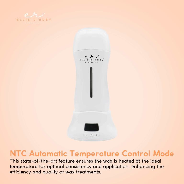 ellie & ruby 100ml digital wax warmer + 100ml aloe vera cartridge pack Ellie & Ruby wax heater with automatic temperature control.
