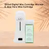 ellie & ruby 100ml digital wax warmer + 100ml aloe vera cartridge pack Digital wax warmer and aloe vera cartridge