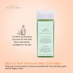 ellie & ruby 100ml digital wax warmer + 100ml aloe vera cartridge pack Aloe vera depilatory wax for dry skin removal.