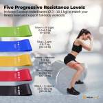 social hike resistance bands 5 pack – anti slip latex workout loops 2.3–18.1kg social hike resistance bands 5 pack – anti slip latex workout loops 2.3–18.1kg