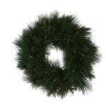 christabelle 61cm long needle christmas wreath with lights