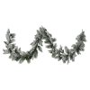 national tree company 274cm pre lit snowy stamford spruce battery operated christmas garland w/led lights & timer national tree company 274cm pre lit snowy stamford spruce battery operated christmas garland w/led lights & timer