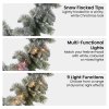 national tree company 274cm pre lit snowy stamford spruce battery operated christmas garland w/led lights & timer national tree company 274cm pre lit snowy stamford spruce battery operated christmas garland w/led lights & timer
