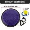 powertrain fitness yoga ball home gym workout balance trainer purple powertrain fitness yoga ball home gym workout balance trainer purple