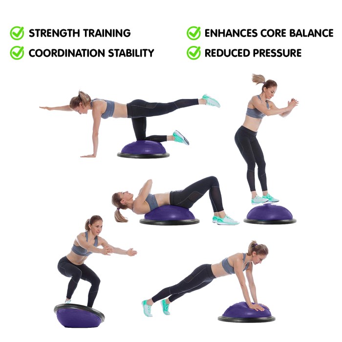 powertrain fitness yoga ball home gym workout balance trainer purple powertrain fitness yoga ball home gym workout balance trainer purple