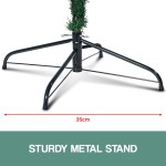 christabelle green christmas tree 1.5m xmas decor decorations Sturdy metal stand for Christmas tree, 35cm diameter.