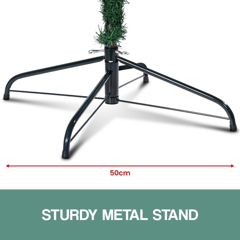 Sturdy 50cm metal stand for Christmas trees.