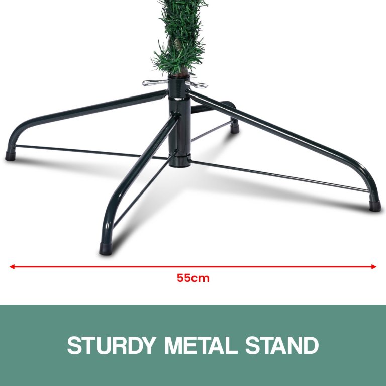 Sturdy 55cm metal stand for artificial trees.