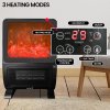 pronti 2000w 3d fire ptc electric portable room heater Electric heater with digital temperature control display.