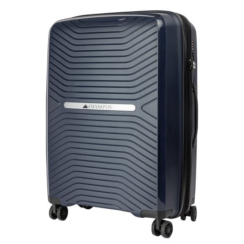 v240 lug 901 20 bu 71641 00.jpg Black suitcase with four wheels and textured design.