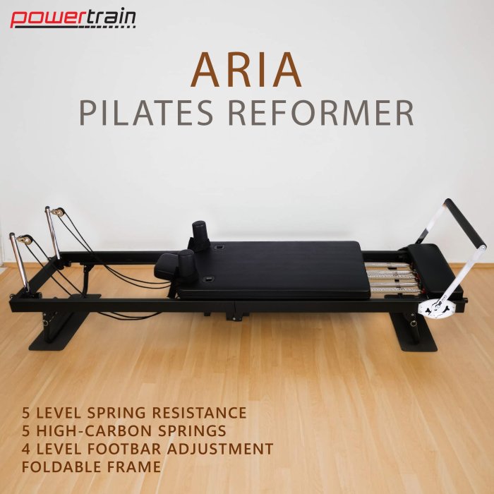 powertrain aria steel foldable pilates board reformer multifunctional core exercise set ab trainer with platform extender sitting box jumpboard and footbar for indoor outdoor full body fitness home powertrain aria steel foldable pilates board reformer multifunctional core exercise set ab trainer with platform extender sitting box jumpboard and footbar for indoor outdoor full body fitness home
