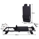 powertrain aria steel foldable pilates board reformer multifunctional core exercise set ab trainer with platform extender sitting box jumpboard and footbar for indoor outdoor full body fitness home