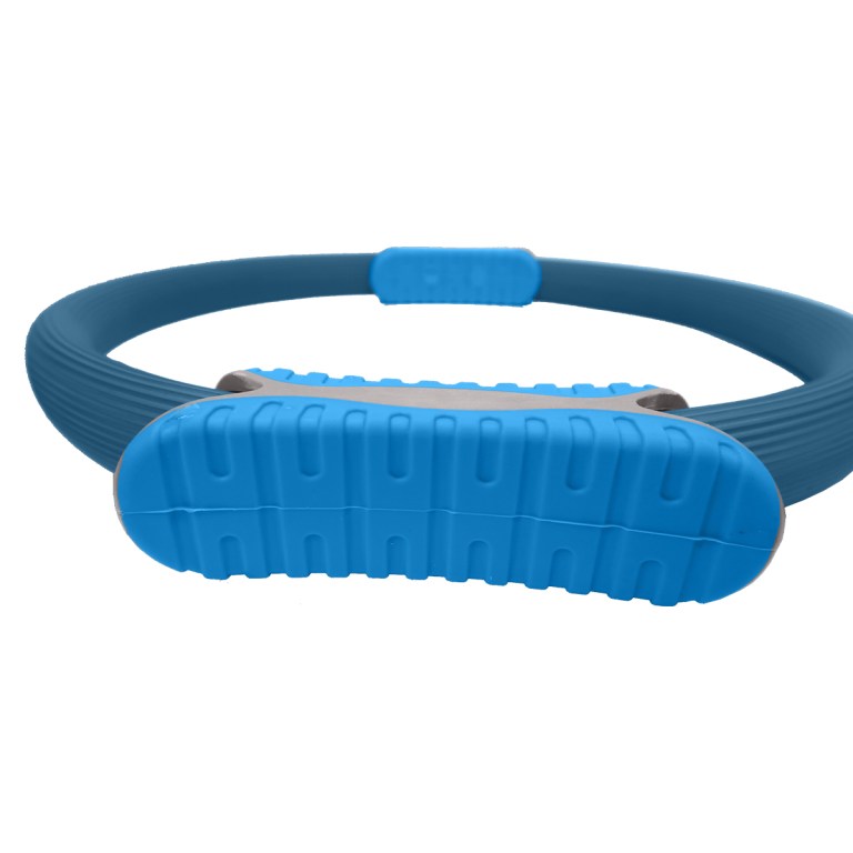 powertrain pilates ring band yoga home workout exercise band blue