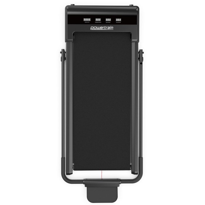 powertrain k500 walking pad treadmill 2 in 1 foldable walking & running machine w/2.5hp motor dual led displays 2 level