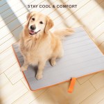 pet dog cooling mat non slip travel roll up cool pad bed outdoor m blue pet dog cooling mat non slip travel roll up cool pad bed outdoor m blue