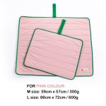 pet dog cooling mat non slip travel roll up cool pad bed outdoor m pink