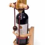 v277 wslp 190271 00.jpg Wooden wine bottle puzzle holder.