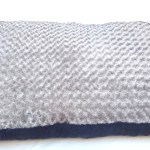 yes4pets medium dog puppy pad bed kennel mat cushion bed 85 x 60 cm blue / grey