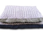 yes4pets medium dog puppy pad bed kennel mat cushion bed 85 x 60 cm blue / grey